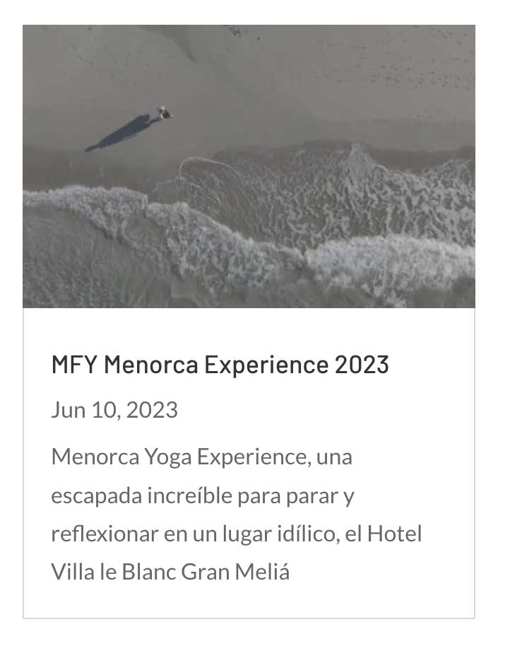 retiro yoga menorca