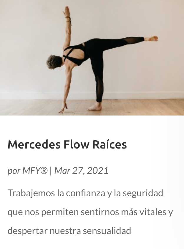 mercedes yoga raices